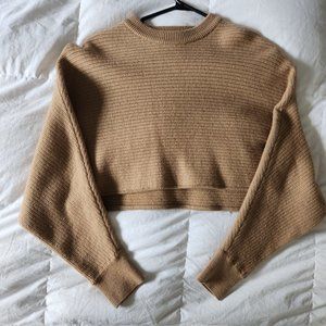 Aritzia Wilfred Free Crop Sweater